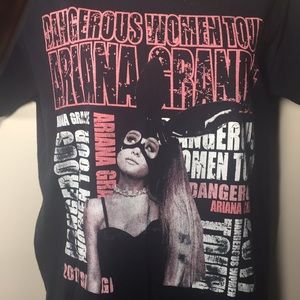Ariana Grande Concert T shirt Top Dangerous Tour S